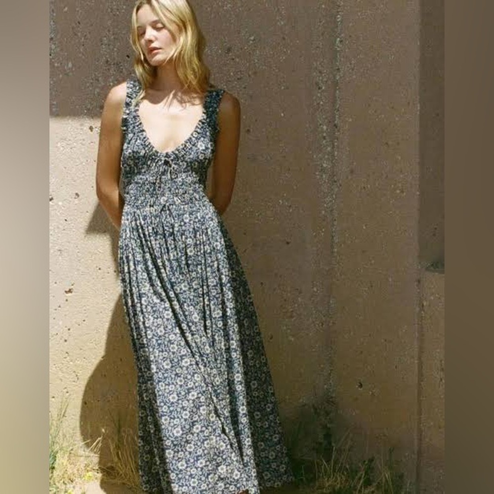 DOEN Emmaretta in Blue Jessamine Calico
